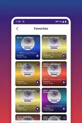 inHarmony Music Meditations android App screenshot 1